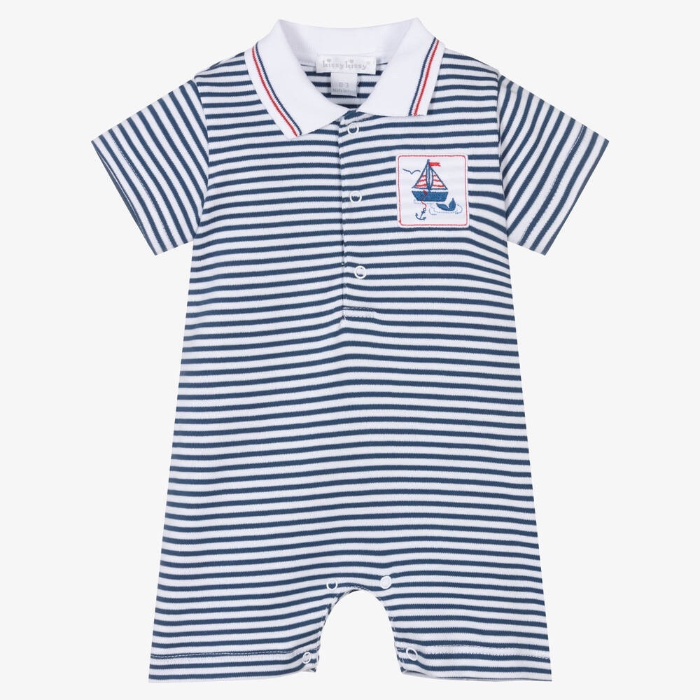Kissy Kissy BOYS PIMA COTTON SAIL N WHALE SHORTIE